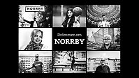 Ett bildcollage med de olika personerna som är intervjuade i "Drömmen om Norrby".